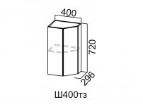 Шкаф навесной 400 торцевой закрытый Ш400тз Вектор СВ 400х720х296